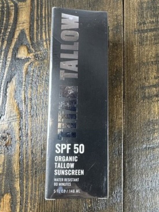 Titan Tallow Accessories - Titan Tallow SPF 50 Organic Sunscreen Face & Body 5 FL OZ -‎ Natural & Clean